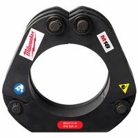 MILWAUKEE Press Jaw: 4 in Pipe, Carbon Steel/Stainless Steel, For Viega MegaPress (MPN 49-16-2658B). Key specifications — attr518773: Rings; attr518762: Stainless Steel; attr518771: Steel; attr518761: Viega MegaPress; attr518760: MILWAUKEE.