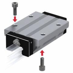 THK Linear Guide Carriage: For 15 mm Rail Wd, Ball, SHS Type Std Guide, 21 mm Carriage Ht (MPN SHS15LC1SS). Key specifications — Carriage Material: Carbon Steel; Roller Material: Carbon Steel; Size: 15; Brand: THK; Features: End Seal and Side Seal; Type: SHS Type Standard Guide.