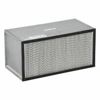 GRAINGER HEPA Air Filter: 12 in x 24 in x 12 in, 95% Filter Efficiency, Downstream Face (MPN 6B621). Key specifications — Brand: GRAINGER; Frame or Header Material: Galvanized Steel.