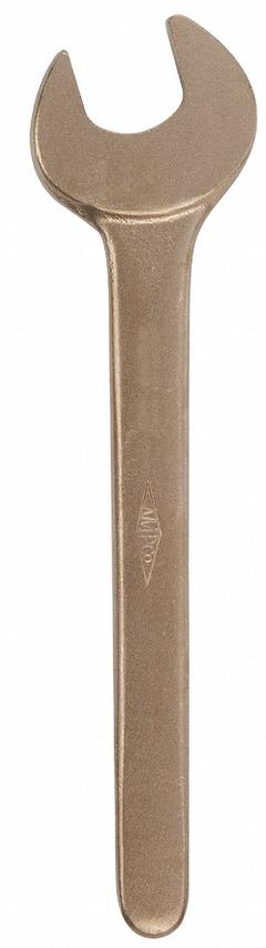 AMPCO Open End Wrench: Aluminum Bronze, Natural, 1 in Head Size, 9 1/2 in Overall Lg, Std (MPN 0282). Key specifications — attr309776: No; attr309781: Natural; attr309780: Aluminum Bronze; attr324939: AMPCO.