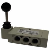 AVENTICS Manual Air Control Valve: L2, Lever, Four-Way / Three-Position, Closed, Spring Return (MPN L22LA652O000000). Key specifications — attr1078739: Closed; attr1078763: Spring Return; attr1078762: Manual Air Control Valve.