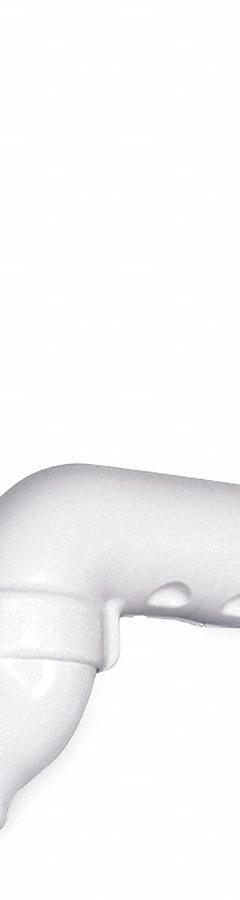 TRUEBRO P-Trap Pipe Cover: Vinyl, White, 1 1/2 in_1 1/4 in Nominal Pipe Size, 1/8 in Nominal Wall (MPN 82190). Key specifications — For Use With: P-Trap.