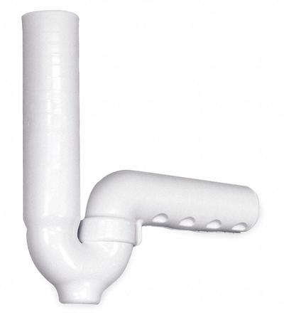TRUEBRO P-Trap Pipe Cover: Vinyl, White, 1 1/2 in_1 1/4 in Nominal Pipe Size - Trap & Pipe Coverings