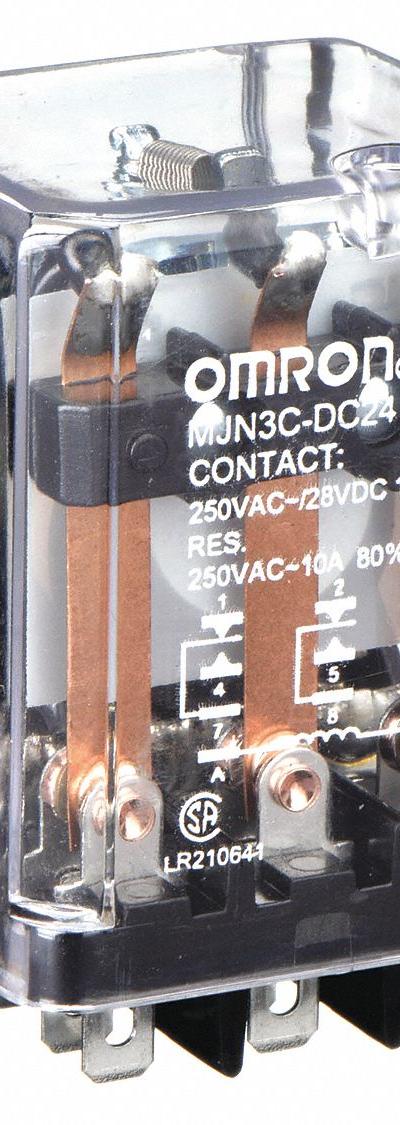 OMRON General Purpose Relay: Socket Mounted - Socket-Mounted Relays