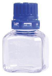Media Bottle: PETG, 30 mL Capacity - oz, 30 mL Capacity - mL, Closure Included, Sterile, Unlined (MPN WPBGC0030S). Key specifications — Graduated: Yes; Closure Type: Tamper Evident; Body Color: Colorless; Brand: APPROVED VENDOR.