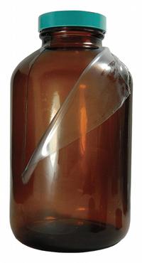 APPROVED VENDOR Wide Mouth Bottle: 250 mL, 45-400, Amber, 24 Bottles, 65 mm Body Dia (MPN GLC-02283). Key specifications — Brand: APPROVED VENDOR; Graduated: No; Pre-Cleaned: None; Body Color: Amber; Screw Closure Size: 45-400.