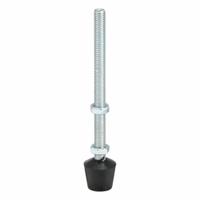 DE-STA-CO Flat Tip Spindle: Neoprene Tip, 3/8"-16, 5 3/4 in Lg, 5 3/4 in Thread Lg (MPN 235208). Key specifications — Brand: DE-STA-CO; Material: Neoprene; Thread Size: 3/8"-16; Includes: Jam Nuts; Spindle Construction: Neoprene Tip.