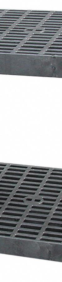 STRUCTURAL PLASTICS Plastic Shelving: 36 in x 24 in, 27 in Overall Ht, 2 Shelves (MPN S3624B). Key specifications — Resistance Properties: Corrosion-Resistant; Frame Material: Plastic; Shelving Material: High Density Polyethylene; Brand: STRUCTURAL PLASTICS.