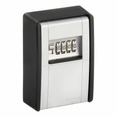 ABUS Lock Box: Mechanical Combo Lock, 20 Key Capacity, 4 3/4 in Outside Ht, 3 1/8 in Outside Wd (MPN 787). Key specifications — Brand: ABUS; Color: Black/Gray; Material: Metal; Lock Style: Mechanical Combination.