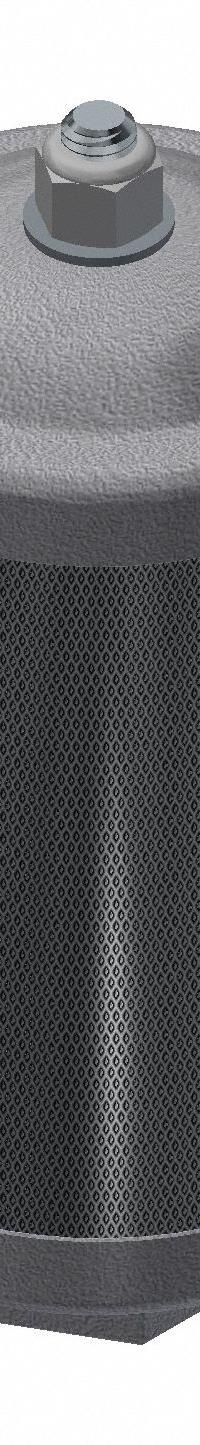 SOLBERG Discharge Silencer: 1 1/4 in FPT, 1 15/16 in Hex Size, Cast Aluminum, Polyester, 30 dBA NRR (MPN CAM-SW8109-125C). Key specifications — attr124412: SOLBERG; attr124418: Aluminum; attr124422: Polyester; attr124426: Cast Aluminum.