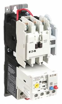 EATON NEMA Magnetic Motor Starter: Non-Reversing, 3 Poles, NEMA Size 0, 18 A, 480V AC Coil (MPN AN19BN0C5E005). Key specifications — Brand: EATON; Auxiliary Contact Form: 1NO; Coil Voltage: 440/480V AC; Phase: Three; Operator: None; Operator Controls: None; Auxiliary Contacts Included: 1NO; Signaling Features: Pilot Light.