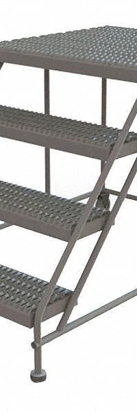 TRI-ARC Mobile Work Platform: 3.3 ft Platform Ht - Max, 36 in x 35 in, Steel, 800 lb Load Capacity (MPN WLWP043636). Key specifications — Mobility: Rolling; Brand: TRI-ARC; Color: Gray; Height Adjustability: Fixed Height; Includes Handrails: Handrails Not Included; Locking Mechanism: No Locking Mechanism; Handrails: No Handrails.