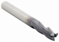 WIDIA HANITA Square End Mill: Carbide, TiAlN Coated, 3 Flute, 3/16" Mill Dia, 5/16" LOC, 2" OAL (MPN I3S0188T031S)