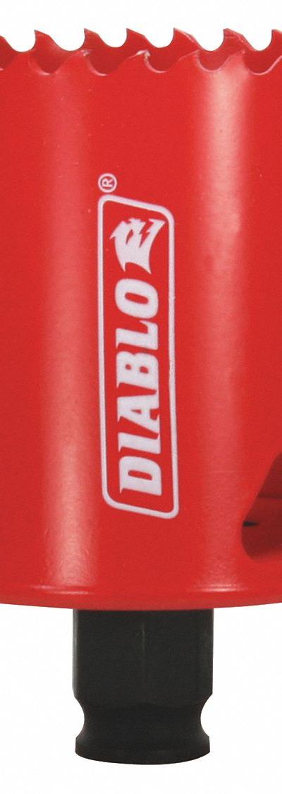 DIABLO Hole Saw: 2 7/8 in Saw Dia - Multi-Material-Cutting Hole Saws without Arbor
