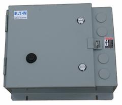 EATON NEMA Magnetic Motor Starter: Non-Reversing, 3 Poles, NEMA Size 4, 135 A, 120V AC Coil (MPN ECN0548AAA-R63/F). Key specifications — attr211388: EATON; attr951451: 1NO/1NC; attr951453: 110/120V AC; attr951489: Three; attr984425: 1NO/1NC; attr984429: Pilot Light; attr997361: None (Not Applicable to Electronic Overloads).