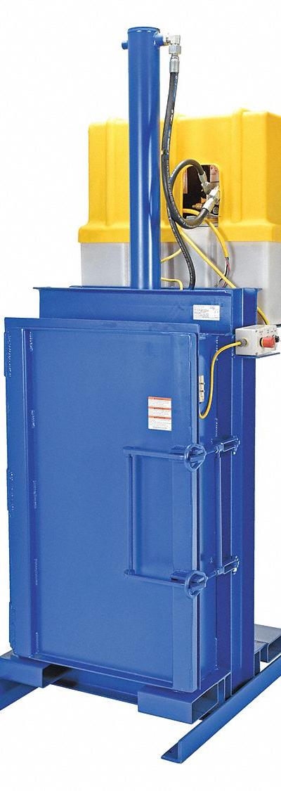 VESTIL Drum Crusher: 460V AC - Drum Crusher-Compactors