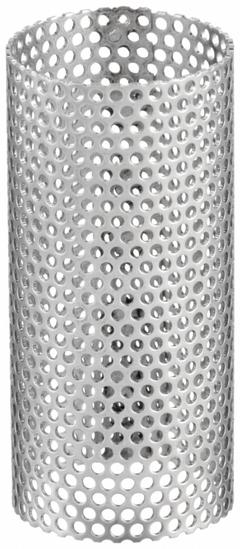 MUELLER STEAM SPECIALTY Strainer Screen: Perforated, 0.033 in Screen Size, 5.5625 in Lg (MPN 11/2 581 ss replacement screens). Key specifications — Brand: MUELLER STEAM SPECIALTY; Manufacturer Part Number: 11/2 581 ss replacement screens; Screen Material: 304 Stainless Steel.