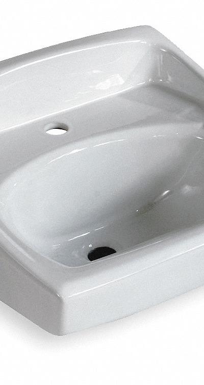 AMERICAN STANDARD Bathroom Sink: Lucerne™ - One-Station Wall-Mounted Bathroom Sinks without Faucets