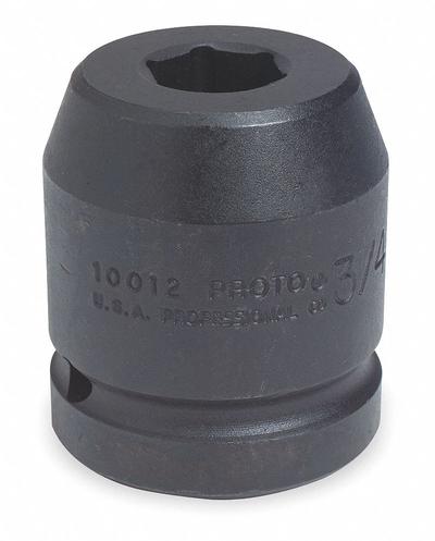PROTO Impact Socket: 3/4 in Drive Size, SAE, 2 1/8 in Socket Size, 6-Point, Std - 3/4" Drive Impact Sockets