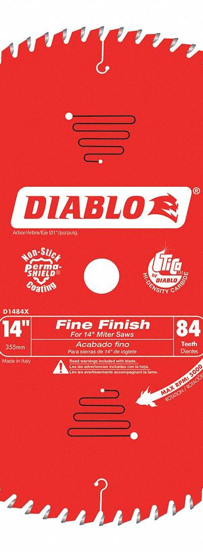DIABLO Circular Saw Blade: 14 in Blade Dia - Wood-Cutting Blades