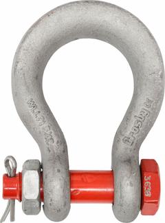 CROSBY Wide Body Shackle: Wide Body Shackle, 36,000 lb Working Load Limit, 2 1/32 in Wd Between Eyes (MPN 1021274). Key specifications — attr994386: Silver; attr994364: CROSBY.