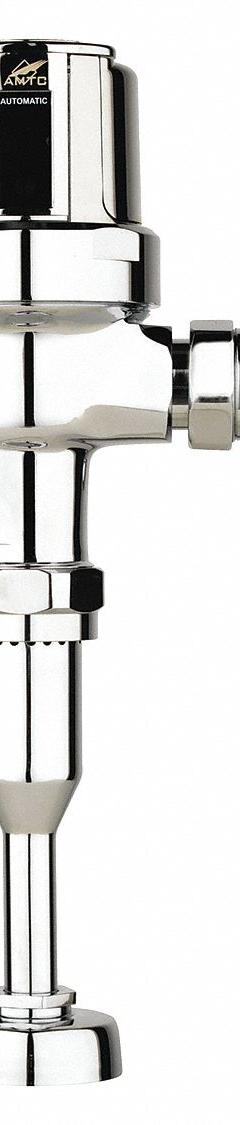 AMTC VALVE Automatic Flush Valve: Hybridflush, 0.5 gpf Gallons per Flush, Battery, Exposed, Top (MPN AEF-801-CU-05). Key specifications — Spud Location: Top; Brand: AMTC VALVE.