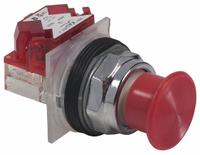 SCHNEIDER ELECTRIC Pilot Light: 30 mm Panel Mounting Size, Red, LED, 9001K Series (MPN 9001KP1LRR31). Key specifications — Series: 9001K; Brand: SCHNEIDER; Includes Push-To-Test: No Push-To-Test Included.