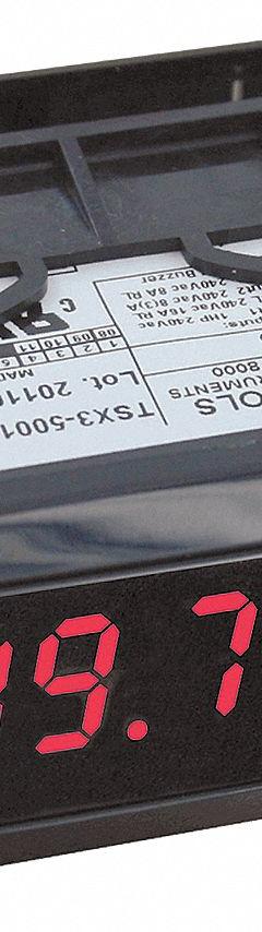 LOVE Temperature Switch: 115V AC, SPST, 16A @ 240V AC/5A @ 240V AC/8A @ 240V AC, Thermistor (MPN TSX3-500122). Key specifications — Sensor Type: Thermistor; Features: HACCP Alarm Logging; Product Type: Temperature Switch; Current: 5A @ 240V AC; Input Voltage: 115V AC; Switch Function: SPST.