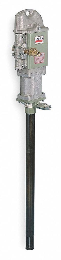 LINCOLN Air Drum Pump: Pump Only, 50:1, 55 gal Container Size Included (MPN 1910). Key specifications — Brand: LINCOLN.
