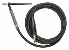 LINCOLN ELECTRIC TIG Torch: Air-Cooled, PTA-9, 12 1/2 ft, Rubber, 1-Piece, 9 (MPN K1782-16). Key specifications — Brand: LINCOLN ELECTRIC; Manufacturer Part Number: K1782-16; Neck Type: Rigid; Power Cord Material: Rubber; Gas Valve (Table): Without.