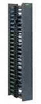 PANDUIT Dual Side Vertical Manager: Vertical, 45 U, Dual Side Sides, 83 in Overall Ht, Plastic (MPN WMPV45E). Key specifications — Color: Black; Includes: Cover; Orientation: Vertical; Brand: PANDUIT; Material: Plastic; Number of Sides: Dual Side.