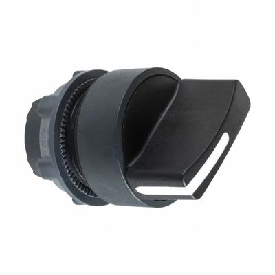 SCHNEIDER Short-Handled Selector Switch: 22 mm Panel Mount Size, 2 Positions - Selector-Switch Operators