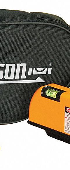 JOHNSON LEVEL Flooring Laser: Case/Target, ±1/16 in @ 20 ft, Red, Horizontal, Manual Leveling, AA (MPN 40-6618). Key specifications — attr944164: ±1/16 in @ 20 ft; attr944170: Batteries Included; attr944169: Target; attr944165: AA; attr944172: Red; attr944175: Horizontal; attr937961: JOHNSON LEVEL.