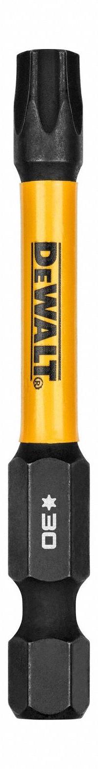 DEWALT Power Bit: Power Bit, T30 Bit Size, Torx® Head, T30 Bit Industry Size, Std, Hex, Impact, 3 PK (MPN DWAF2TX30IR3). Key specifications — attr1119738: Hex; attr1119740: Standard; attr1119734: S2 Steel; attr1119737: Power Bit; attr1119741: DEWALT.