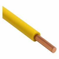 Building Wire: Copper, 12 AWG, 1 Conductors, Solid, Yellow, 1,000 ft Lg, THHN/THWN-2 (MPN WXP-6F-1201-05-1000). Key specifications — Voltage: 600 V; Brand: APPROVED VENDOR.