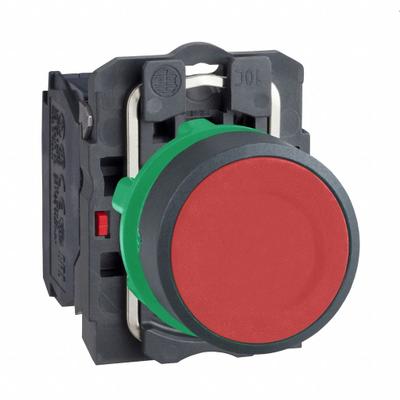 SCHNEIDER Flush Push Button Operator: Non-Illuminated, Flush Profile, Non-Metallic - Flush-Mount Push Buttons
