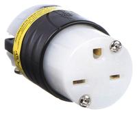 LEGRAND Straight Blade Connector: 6-15R, 250V AC, 15 A, 2 Pole, 3 Wire, Black (MPN PS5669XGCM)