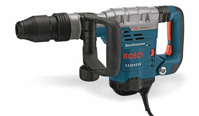BOSCH Demolition Hammer Kit: Corded, Chipper, SDS-Max, 6.1 ft-lb, 2,900 bpm, 13.7 lb Wt - Chipper-Style Corded Demolition Hammers