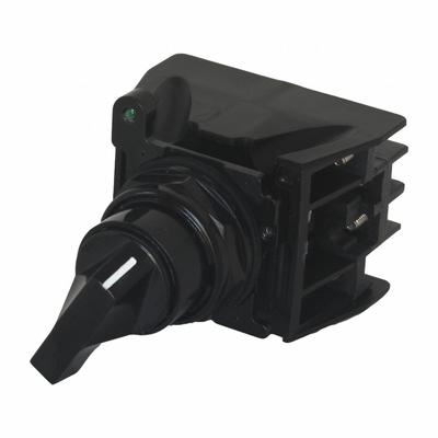 EATON Selector Switch: Off, Short Lever, Off, Off, E34, 30 mm Panel Mounting Hole Dia - Switch Assemblies without Covers