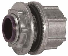 RACO Hubs (Myers) for RMC/IMC: 1 1/2 in Trade Size, 1 29/32 in Overall Lg, Zinc, Insulated (MPN 1706). Key specifications — Insulated: Yes; Thread Size: 1-1/2"; Thread Type: NPT; Brand: RACO.