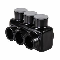 POLARIS Multitap Connector: 3 Port, Single-Sided Entry, 10 AWG – 2 AWG Wire Size, Gray (MPN IPLG1-3B). Key specifications — Body Material: Aluminum; Brand: POLARIS.