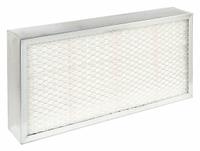 GRAINGER Minipleat Air Filter: 12 in x 24 in x 4 in, Fiberglass, Metal, No Header, MERV 14 (MPN 2GFU5). Key specifications — Brand: GRAINGER; Frame or Header Material: Metal; Media Material: Fiberglass.