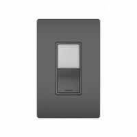 LEGRAND Wall Switch: Rocker Switch, 3-Way, Maintained, Black, 120V AC, 15 A (MPN NTL873BKCC6). Key specifications — Illuminated: No.
