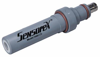 SENSOREX Electrode: S660CD, pH, 0 to 14 pH, Flat, BNR, Double - pH Laboratory Electrodes, Probes & Sensors