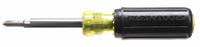 KLEIN TOOLS Multi-Bit Screwdriver: Phillips/Slotted Tip, #1/1/4 in/#2/3/16 in Tip Size, 4 Tips (MPN 32476). Key specifications — attr1205339: Slotted: 3/16in + 9/32 in; attr1205303: KLEIN TOOLS.