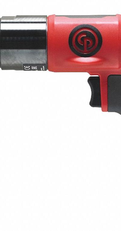 CHICAGO PNEUMATIC Air-Powered Drill: 3/8 in Chuck - Pistol-Grip Air-Powered Drills