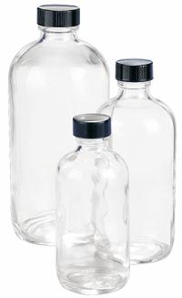 KIMBLE Bottle: 500 mL, 48-400 mm, No Closure, No Closure, Colorless, Clear (MPN 5611648B). Key specifications — Screw Closure Size: 48-400 mm; Graduated: No; Brand: KIMBLE; Body Color: Colorless.