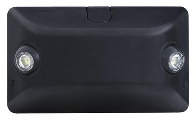 DUAL-LITE Emergency Light: LED, Damp Location Rated, 4 W Lamp Watt, 120/277V AC, 8 W Emergency Watt - Plastic Emergency Lights