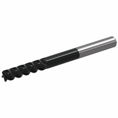 WIDIA Square End Mill: Carbide, TiAlN Coated, 5 Flute, 3/4" Mill Dia, 1-1/2" LOC - Fast-Cutting Carbide Square End Mills for Steel & Cast Iron