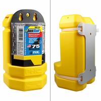 PACIFIC HANDY CUTTER, INC Blade Dispenser Kit: Blade Bank, Approximately (750) Utility Blades (MPN BB6379KIT). Key specifications — attr307480: Yellow; attr307478: Plastic; attr307477: Approximately (750) Utility Blades; attr307479: Wall Mount; attr307476: Blade Bank; attr324880: PACIFIC HANDY CUTTER, INC.